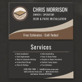 Deck & Patio Installation Professional Visitenkarte