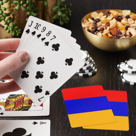 Deck Playing Cards with Flag of Armenia Spielkarten (In Situ)