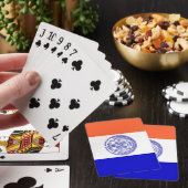 Deck Playing Cards with Flag of New York City, USA Spielkarten (In Situ)