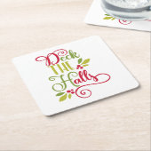 Deck Rechteckiger Pappuntersetzer (angewinkelt)