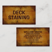 Deck-Speicherantike Visitenkarte (Vorne/Hinten)