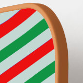 Deck The Balls Funny Christmas Tree Games Pickleball Schläger (Linke Seite)