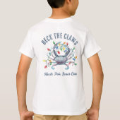 “Deck the Claws” Blue Crab Christmas T-Shirt (Rückseite)
