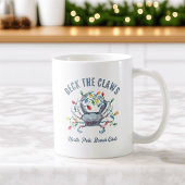 Deck the Claws Coastal Christmas Crab Kaffeetasse