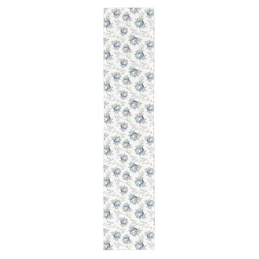 Deck the Claws Coastal Crab Christmas Lights Kurzer Tischläufer (Vorderseite)