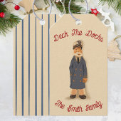 Deck The Docks Christmas  Geschenkanhänger