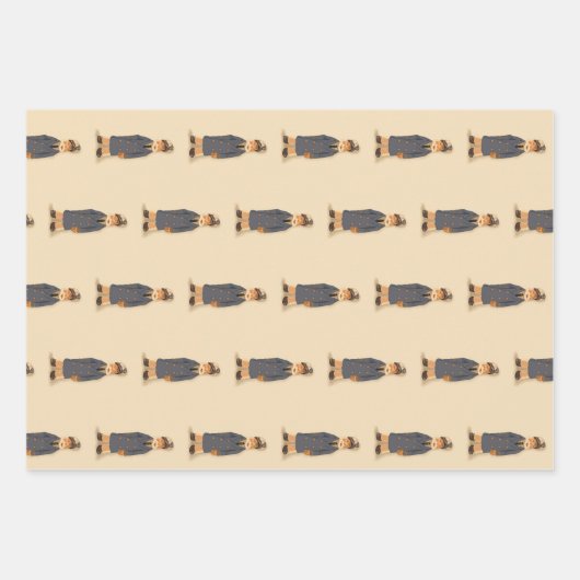 Deck The Docks Christmas Geschenkpapier Set (Vorderseite)