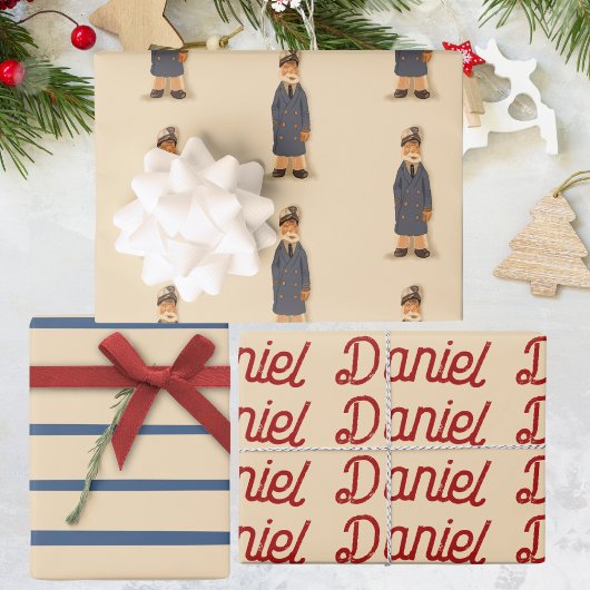 Deck The Docks Christmas  Geschenkpapier Set