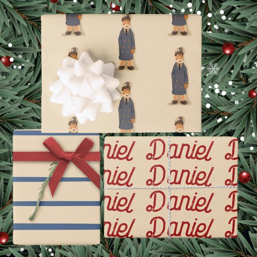Deck The Docks Christmas  Geschenkpapier Set