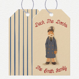 Deck The Docks Weihnachten Geschenkanhänger