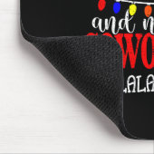 Deck The Halls And Not Your Coworkers Christmas Ma Mousepad (Ecke)