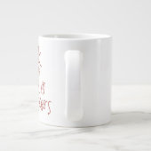 Deck the Halls Büro Humor Jumbo-Tasse (Rückseite)