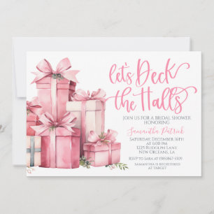 Deck the Halls Christmas Bridal Dusche Einladung