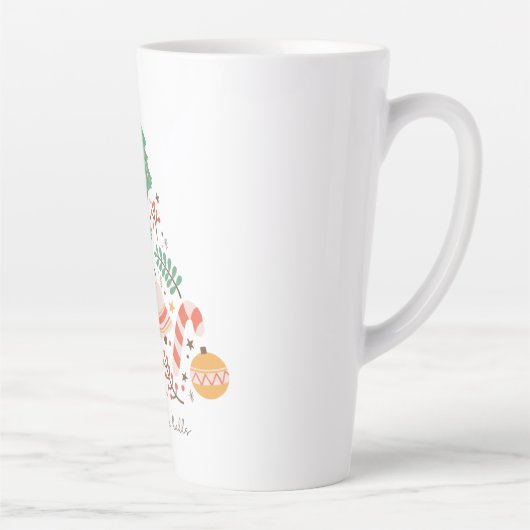 Deck the Halls Christmas Tree Milchtasse (Rechts)