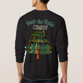 Deck The Halls Crew Christmas Holiday Sweatshirt (Rückseite)
