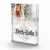 Deck the Halls Customizing Weihnachts Black Letter Fotoblock (Rechts)