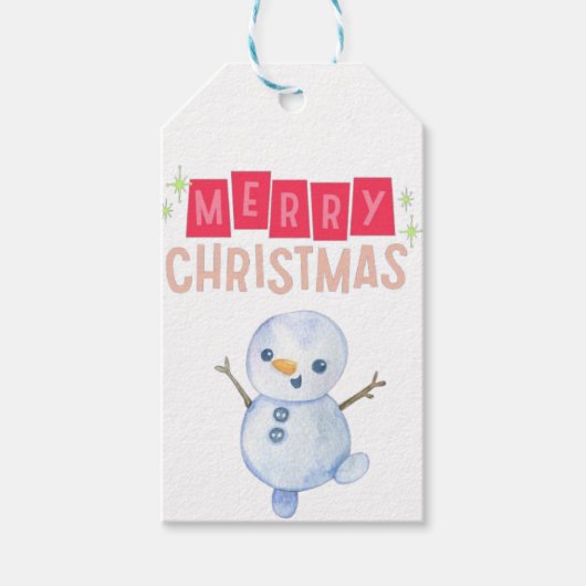 Deck the Halls: Frohe Weihnachtsfeier" Geschenkanhänger (Vorderseite)