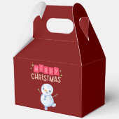 Deck the Halls: Frohe Weihnachtsfeier" Geschenkschachtel (Vorderseite)