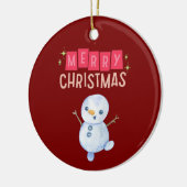 Deck the Halls: Frohe Weihnachtsfeier" Keramik Ornament (Links)