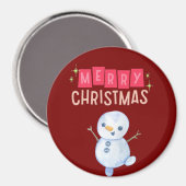 Deck the Halls: Frohe Weihnachtsfeier" Magnet (Vorderseite/Rückseite)