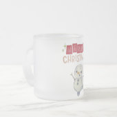 Deck the Halls: Frohe Weihnachtsfeier" Mattglastasse (Vorderseite Links)