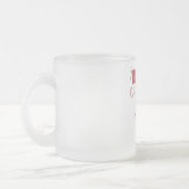 Deck the Halls: Frohe Weihnachtsfeier" Mattglastasse (Links)