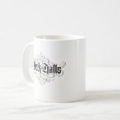 Deck the Halls Geblüht Weihnachtsbriefe Kaffeetasse (Vorderseite Links)