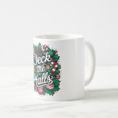 DECK THE HALLS KAFFEETASSE (VorderseiteRechts)