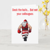 Deck The halls Karte (Gelbe Blume)