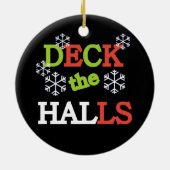 Deck the Halls Keepake Ornament (Hinten)