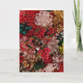 Deck the Halls Personalisieren Weihnachtskarte Feiertagskarte (Rückseite)