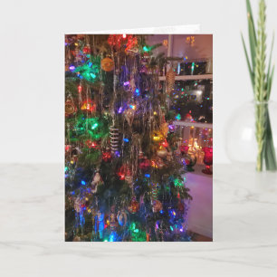 Deck the Halls Personalisieren Weihnachtskarte Feiertagskarte