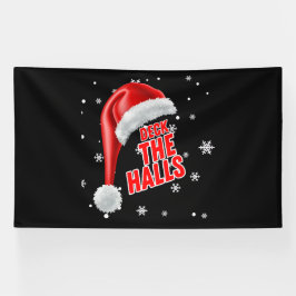 Deck The Halls Snow Collection 6x10 Vinyl Banner