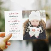 Deck The Halls Weihnachtskarte Feiertagskarte