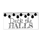 Deck the Halls Weihnachtsschmuck Gummistempel (Prägung)