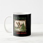 Deck The Halls With Ducks And Calls Christmas Hunt Kaffeetasse (Links)