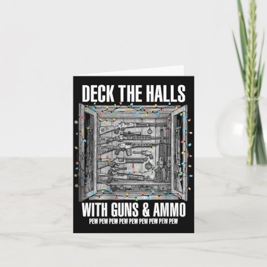 Deck The Halls With Guns & Ammo Karte (Vorderseite)
