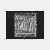 Deck The Halls With Guns & Ammo (on Back) Fleecedecke (Vorderseite (Horizontal))