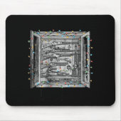 Deck The Halls With Guns & Ammo (on Back) Mousepad (Vorne)