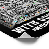 Deck The Halls With Guns &amp; Ammo  Poster (Ecke)