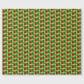 "Deck the Halls" wrapping paper Geschenkpapier (Flach)