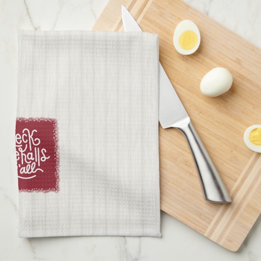 Deck the Halls Y'all Geschirrtuch (Viertel Falte)