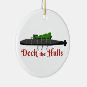 Deck the Hulls - Sub Holiday Ornament (Rechts)