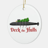 Deck the Hulls - Sub Holiday Ornament (Links)