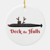 Deck the Hulls - Sub Holiday Ornament (Hinten)