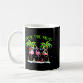 Deck The Palms Flamingo Trocal Christmas Lights  Kaffeetasse (Links)