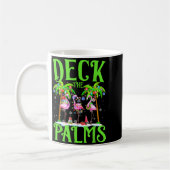 Deck The Palms Flamingo Trocal Christmas Lights Pa Kaffeetasse (Links)
