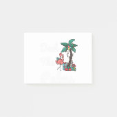 Deck the Palms Tropical Christmas Flamingo Xmas Post-it Klebezettel (Vorderseite)