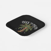Deck the Palms Tropical Hawaii Weihnachtspalme Tre Pappteller (Gewinkelt)