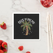 Deck the Palms Tropical Hawaii Weihnachtspalme Tre Serviette (Beispiel)